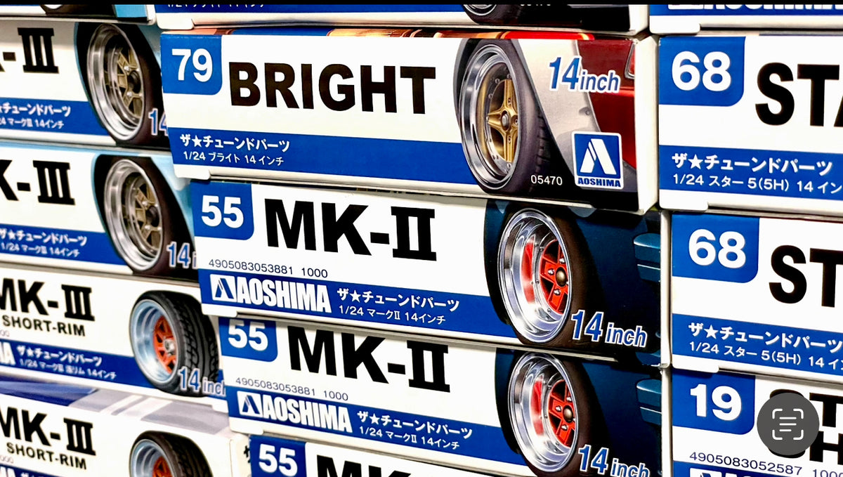 1/24 Scale Wheel Set Kits